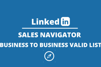 do b2b linkedin lead generation by using sales navigator