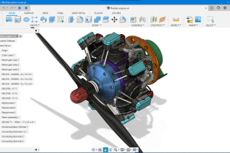 do small design models in fusion360 and timely 3d modeling