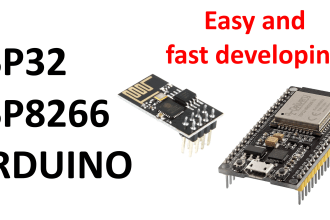 develop projects using esp32 or esp8266