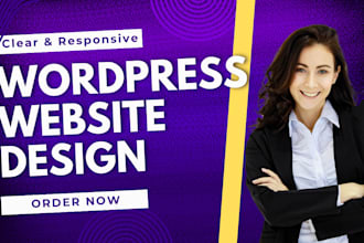 create wordpress for personal website or business website, full website creation