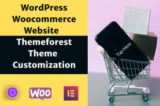 build ecommerce website using gutenberg and themeforest theme customization