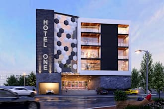 render modern 3d interiors in high quality for real estate or architects