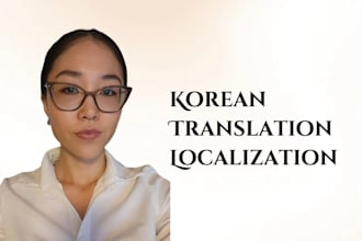 be your korean translator and interpreter