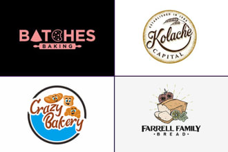 do amazing bakery, BBQ, restaurant logo design and unlimited revisions