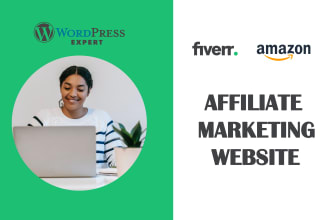 design a fiverr affiliate website autopilot amazon affiliate marketing store