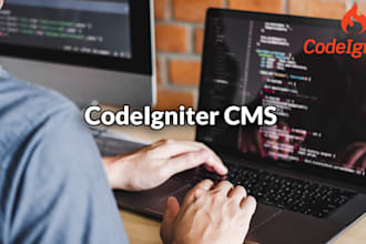 php codeigniter development and design web pages