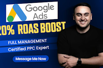 be your google ads campaign manager, n1 PPC expert