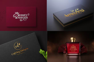 design luxury skincare eyelash cosmetics beauty logo