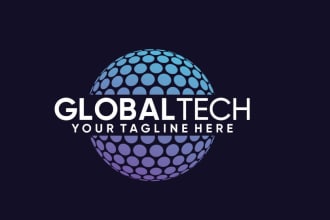 do professional crypto tech software and technology logo