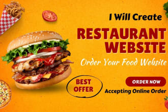 build restaurant website in wordpress with online ordering