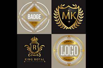 design a custom emblem,family crest logo within 24hours