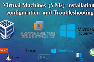 install virtual machines vmware hyper v oracle box