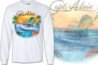 design an amazing fishing tshirt