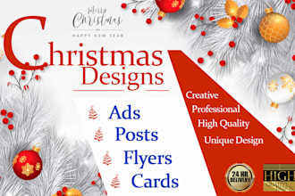 design beautiful and quality christmas post