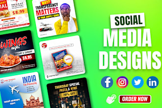 do impressive food poster restaurent flyer event banner social media post design