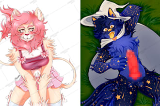 draw sketches human anime and furry sfw or nsfw art