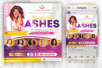 do exceptional church flyer or event flyer design
