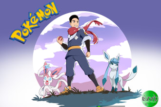 draw you as a pokemon trainer