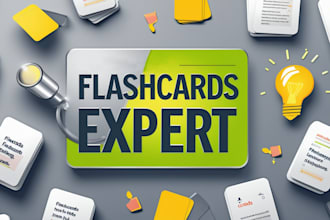 design flashcards of every type