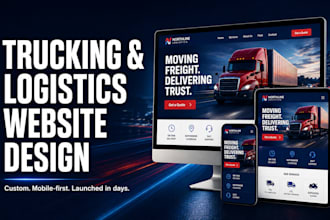 build a logistics, trucking or freight broker website