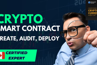 create smart contract erc20 bep20 liquidity and deploy