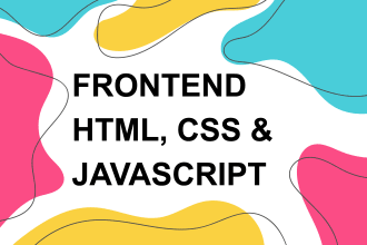 do javascript tasks, web development in HTML, CSS, javascript, asp dot net, sql