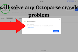 solve any octoparse website scraping problems
