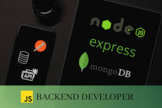 develop backend apis with nodejs, express and mongodb