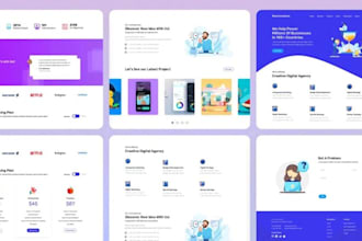 design HTML CSS landing page