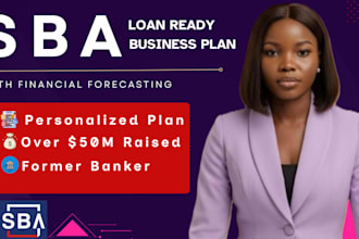 write sba business plan with forecast for loans, 501c3
