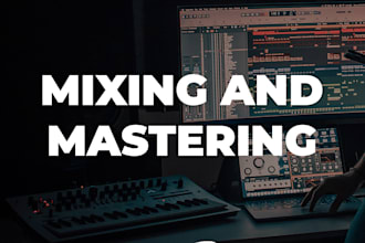 work hard on mix and master your music sound massively good