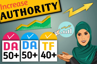 ncrease domain rating DR ahrefs domain authority da tf