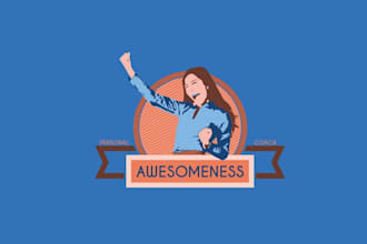 create a sweet logo for personal awesomeness coach