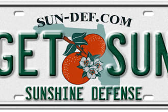 design florida license plate