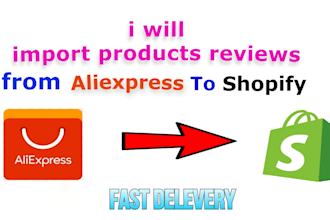 import products review from aliexpress to shopify