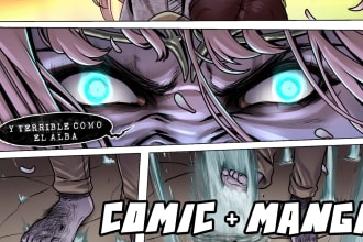 make comic and manga pages for you