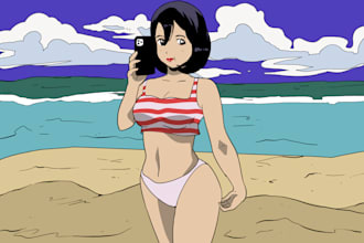 draw sfw and nsfw anime or manga character