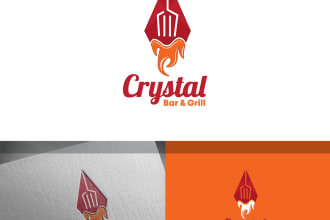 create a mascot BBQ, food, burger and grill logo in 1 day