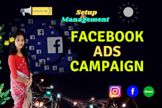 be your facebook ads campaign manager, run fb ads campaign