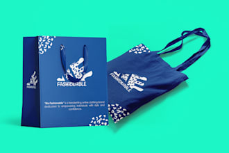 design shopping bag, tote bag
