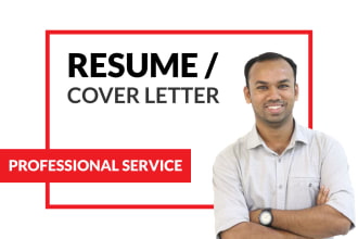 write a professional ats friendly resume, cv and cover letter