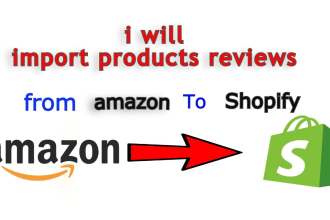 import products review from amazon to shopify