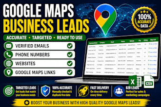 scrape google maps business leads and contact details