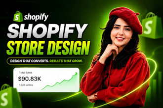 design, redesign and develop a shopify store as a shopify expert