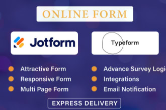 design amazing jotform and typeform forms