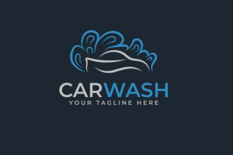 do make automotive car wash auto detailing garage auto repair logo for you