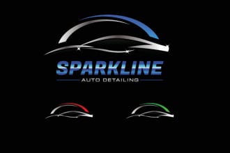 design professional racing car and automotive logo