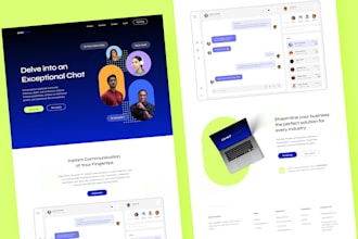 do landing page, website design, ui ux, figma