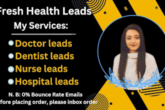 collect doctors, dentists surgeons contact email list