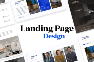 create a responsive landing page design